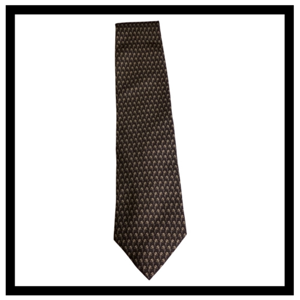 Brooks Brothers Mens Tie Brown